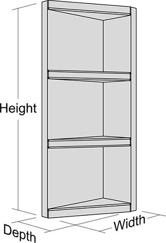 Knick Knack Shelves 2 Knick Knack Shelves
Triangle